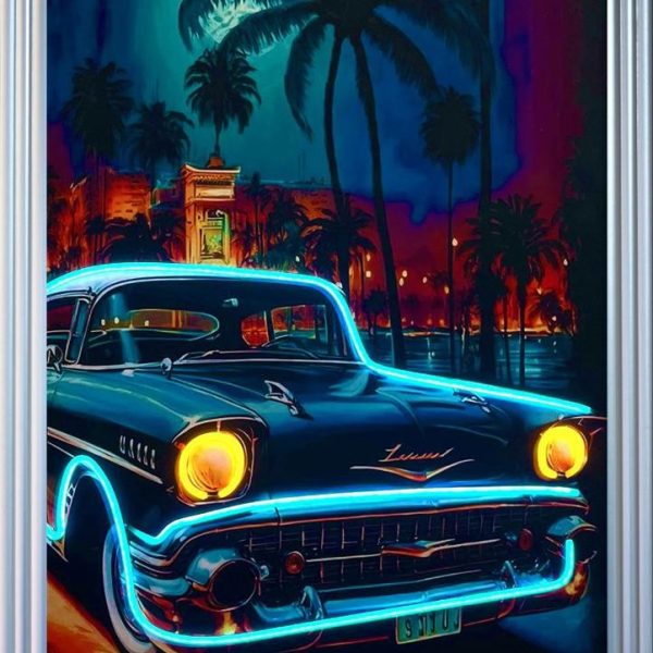 تابلو نئون ماشین