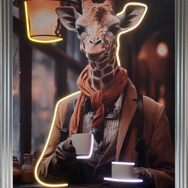 تابلو نئون زرافه